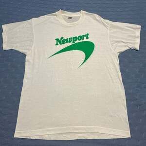 Vintage 80s Newport Cigarettes Promo T-Shirt XL Screen Stars Single Stitch